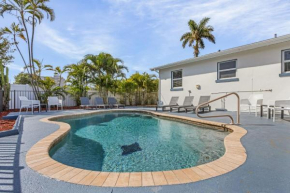 Beach Haven: 4BR Home, Heated Pool, Walk to Beach!